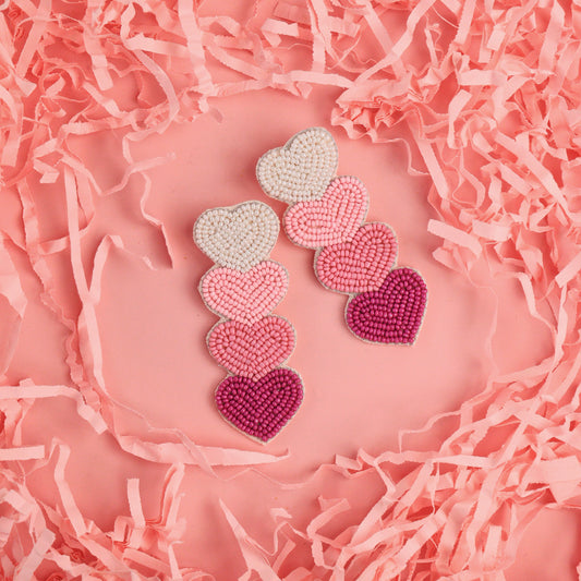 Heart Long Earrings