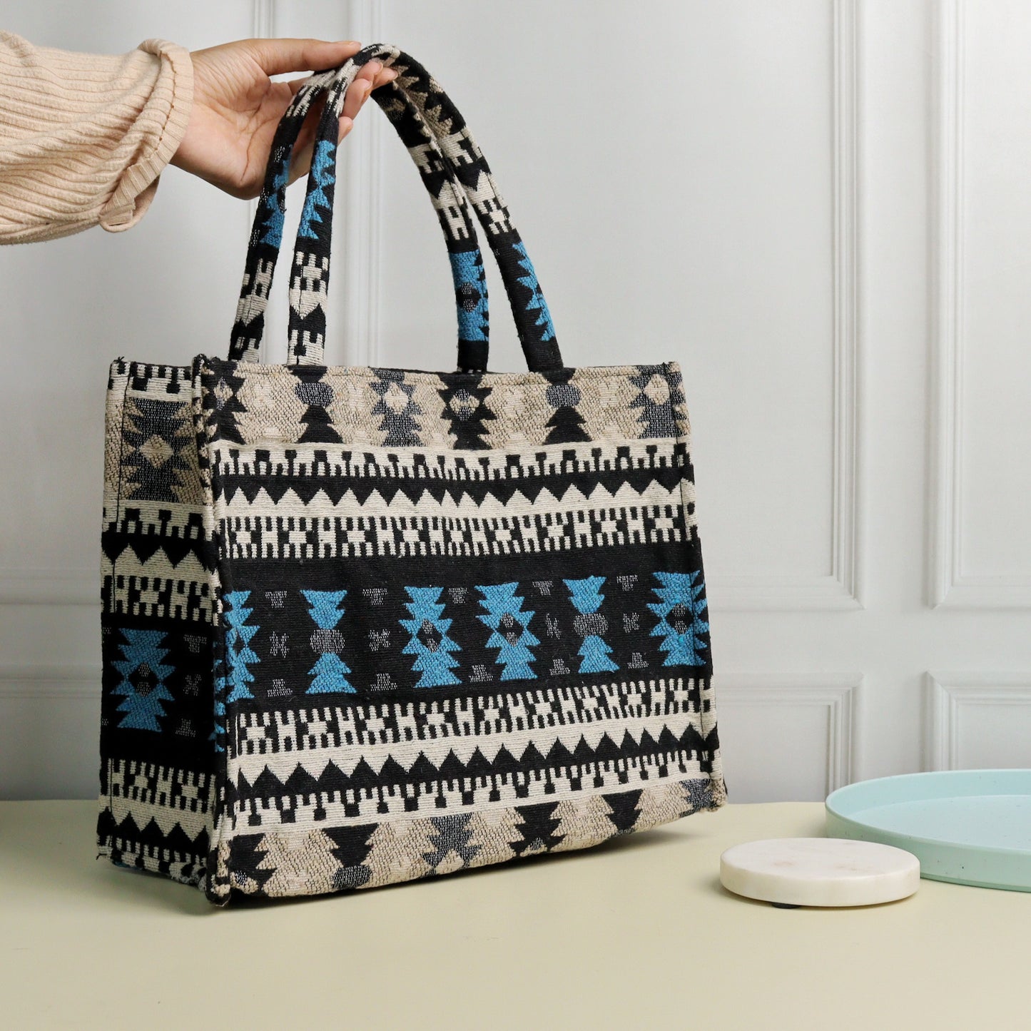 Jazz Age Tote Box Bag