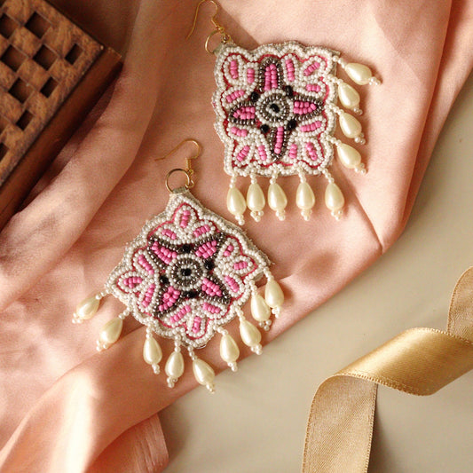 Flora Pink Earring