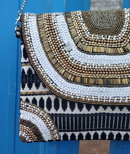 Bellaza Jacquard Clutch