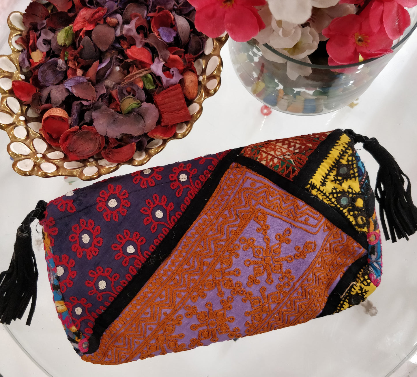 Banjara Coin Work Clutch Bag3