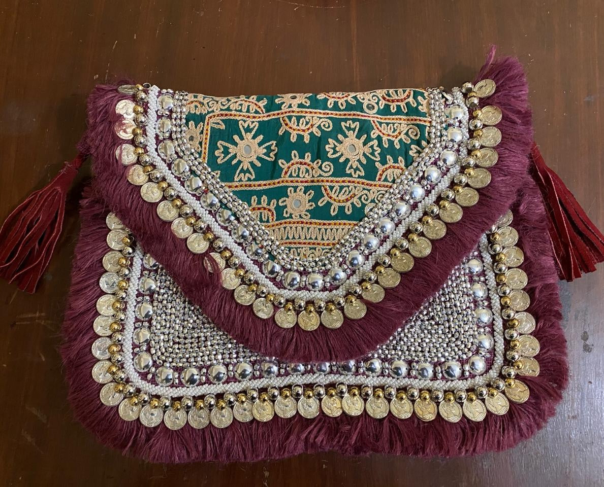 Banjara Coin - Maroon