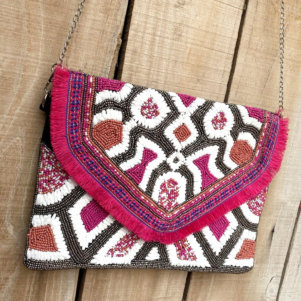 Pink Raffia Hermosa