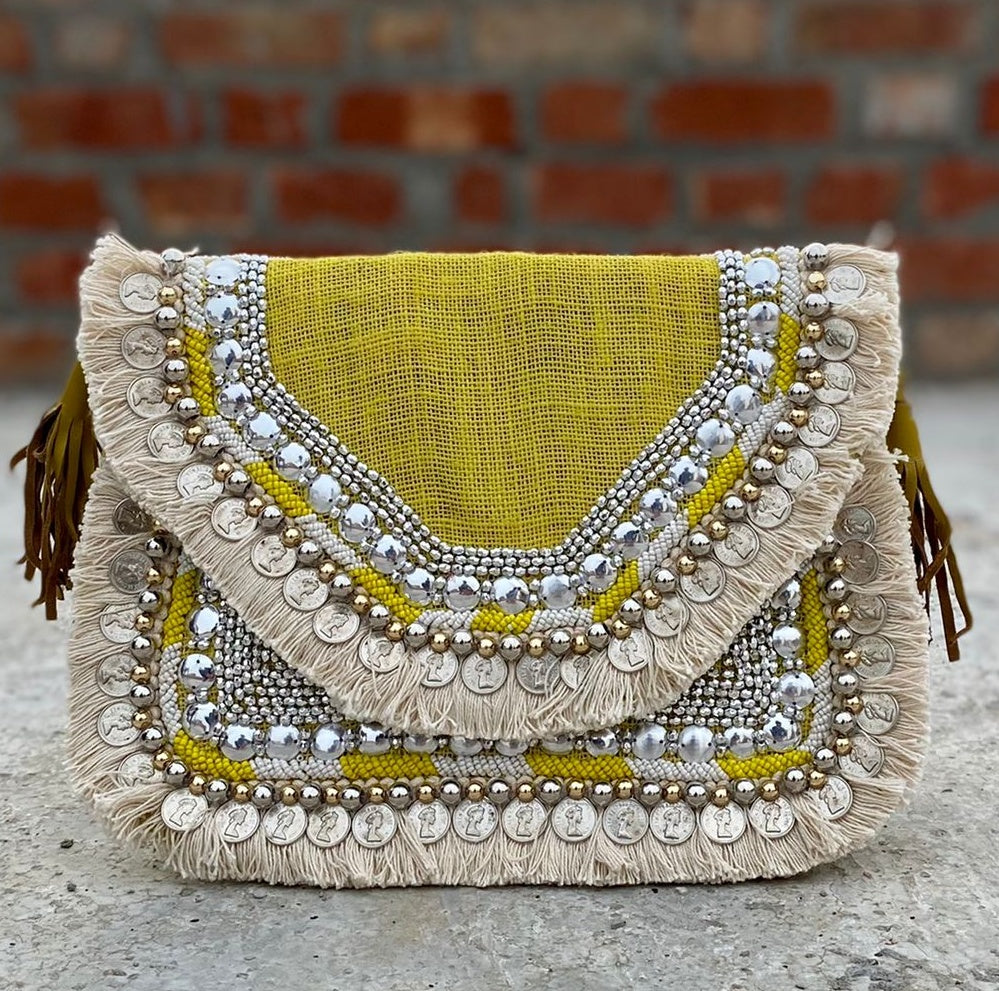 Gypsy Aztec - Lime Yellow