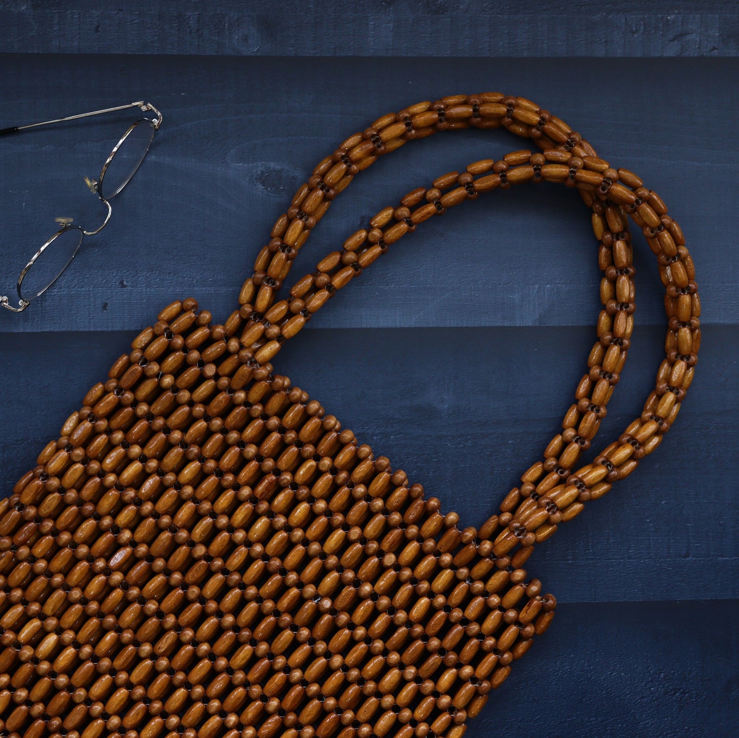 Wooden Pearl Tote Bag