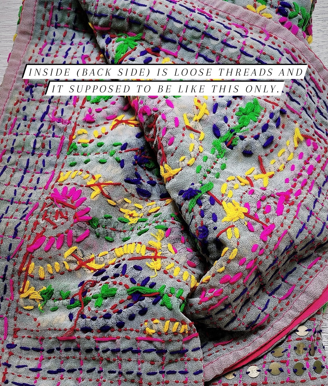 Phulkari Georgette Duppata2
