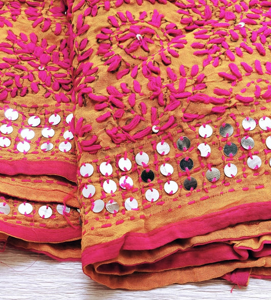 Phulkari Georgette Duppata6