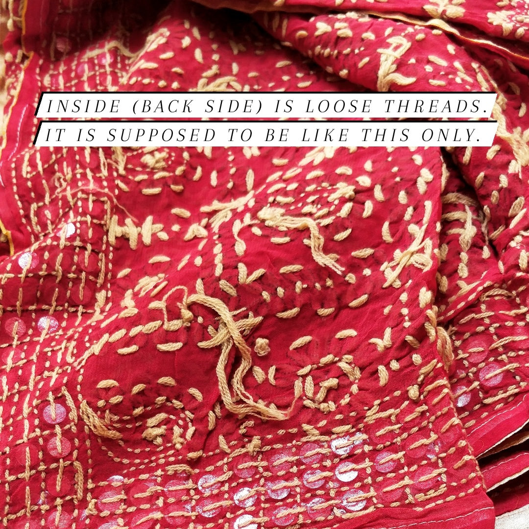 Phulkari Georgette Duppata8