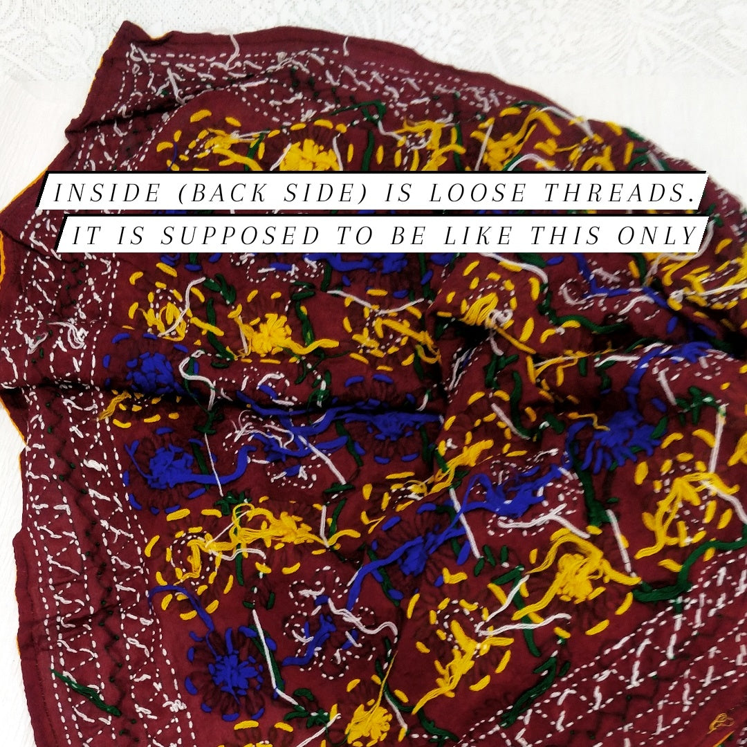 Phulkari Georgette Duppata12