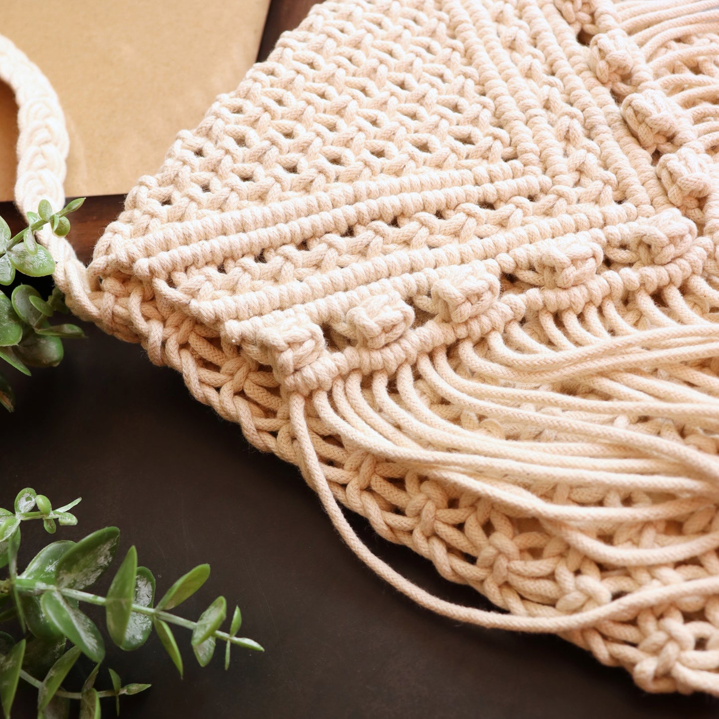 Macrame Off-White Sling3 - Medium