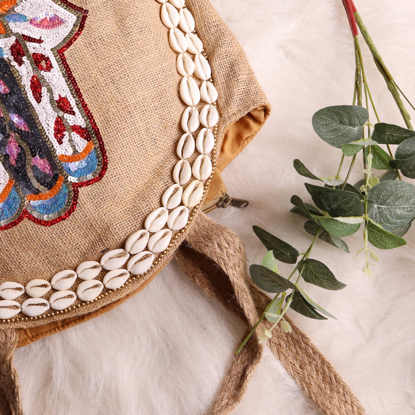 Hamsa Bonita Round - Tote Bag