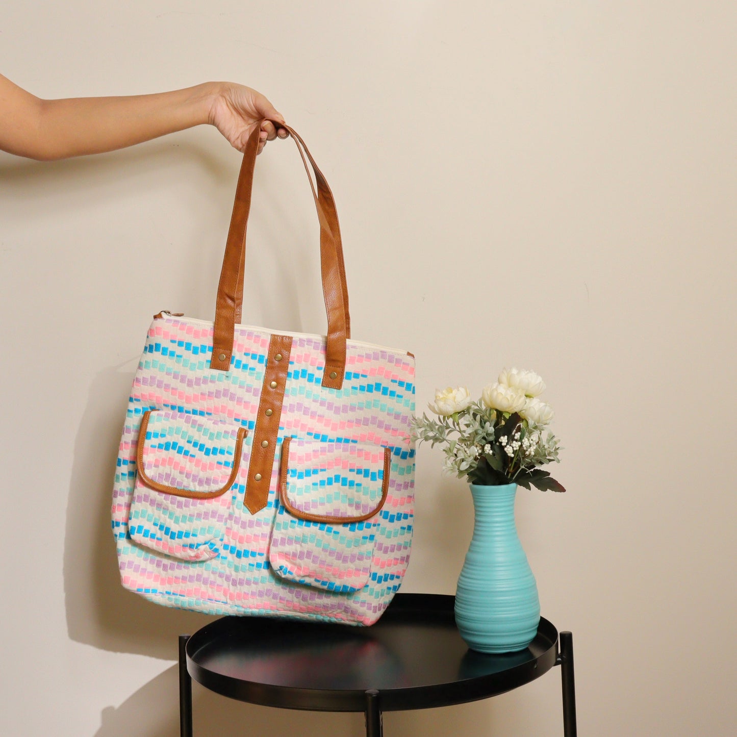 Blue Wave Sea Breeze Tote