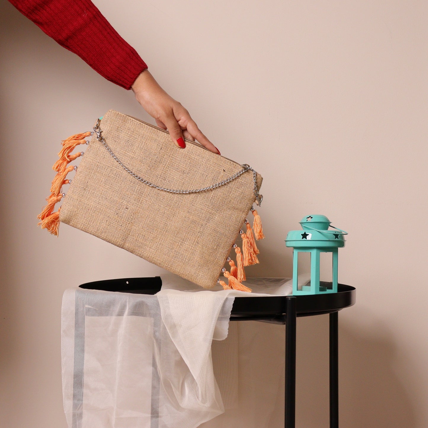 Multi Jute Pom Sling