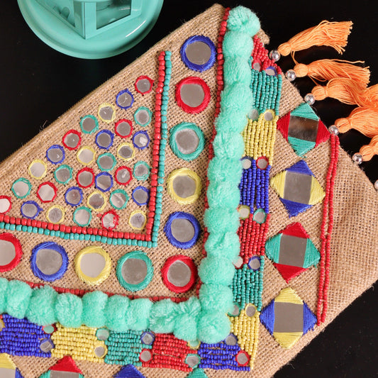 Multi Jute Pom Sling