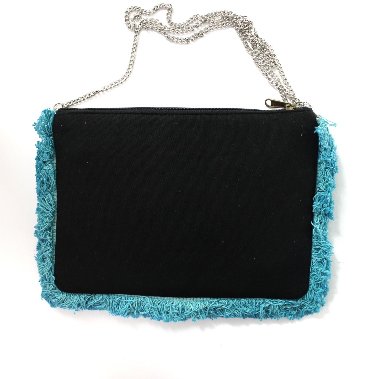 Bluey Beaded Boho Bag