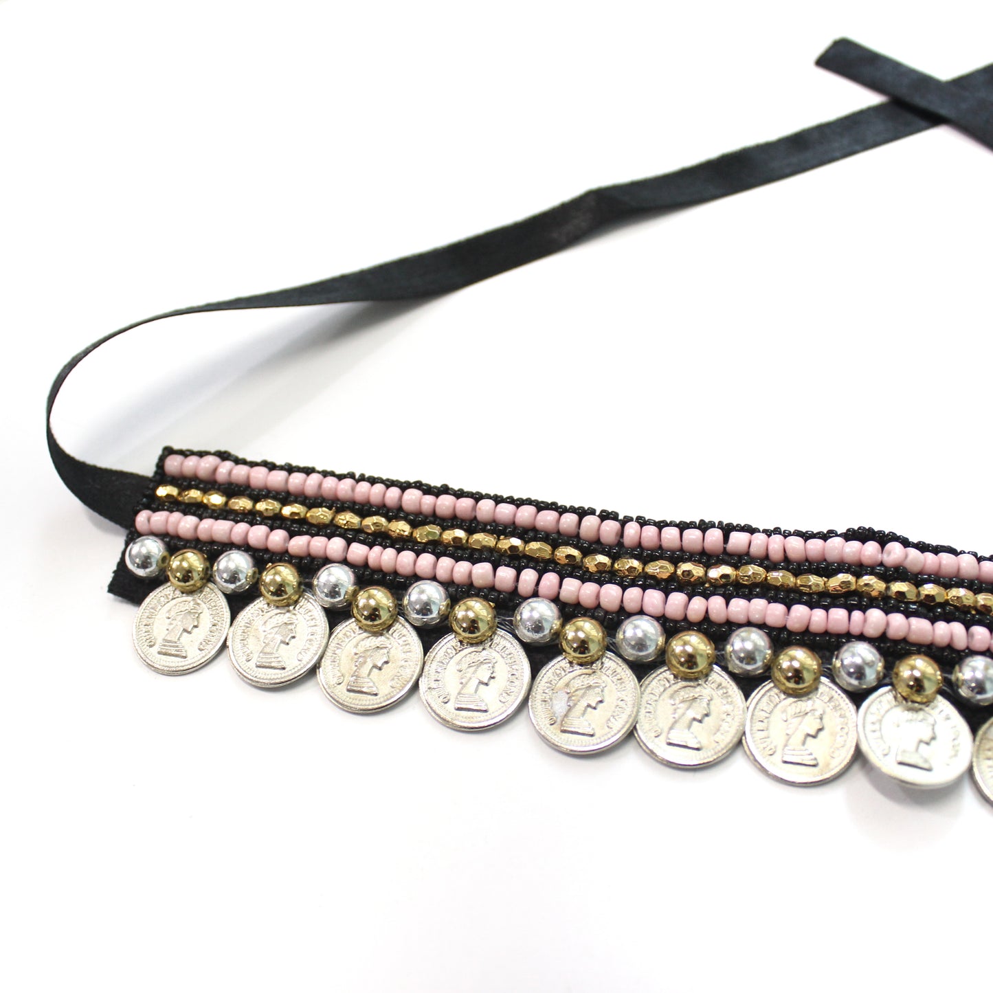 Pink Coin Choker