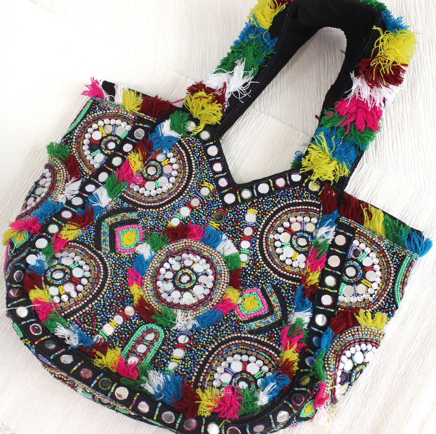 Tote Banjara6 - Beaded all over