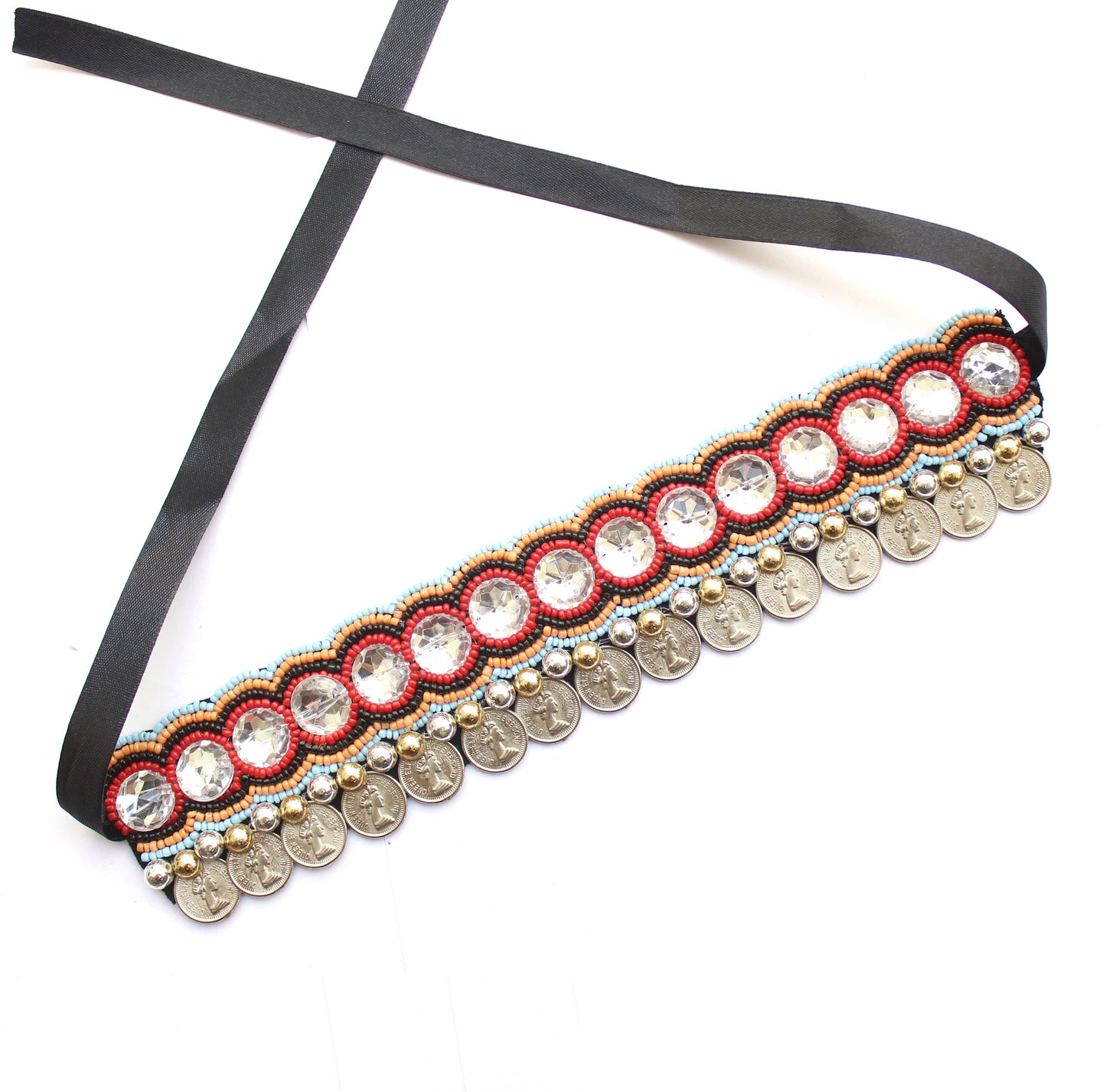 Fake Mirror Coin Choker