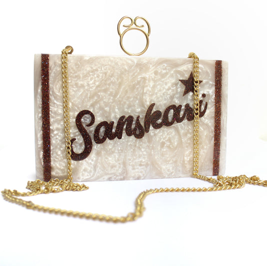 Sanskari Resin Clutch