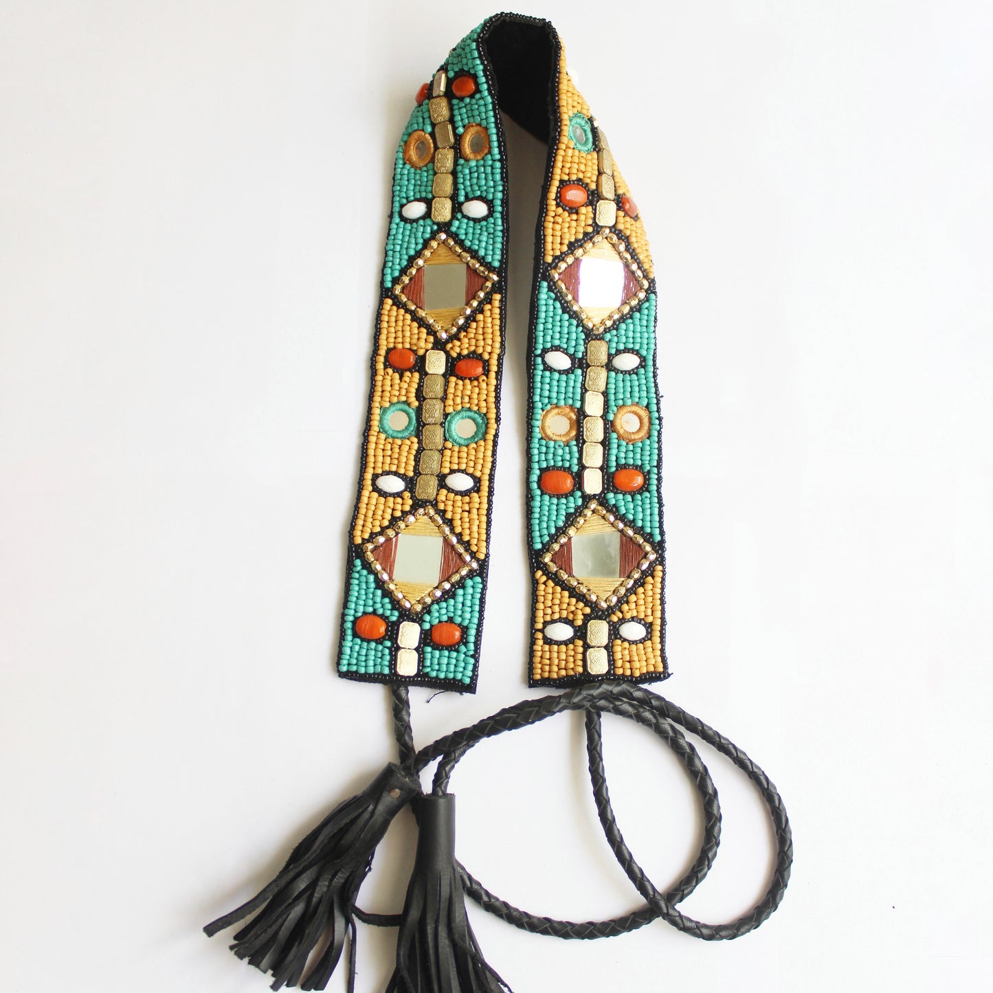 Bohemian Mirrored Waist Belt