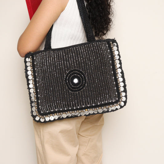 Bonita Black Jute Coin