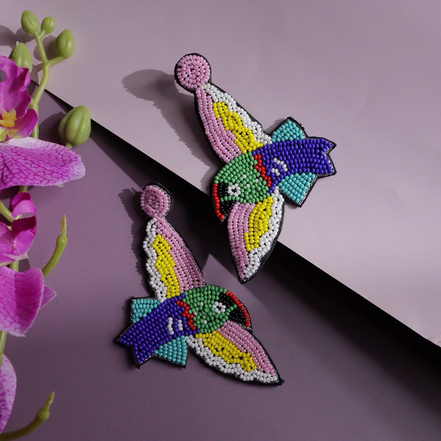 Cardinal Birdy Earring
