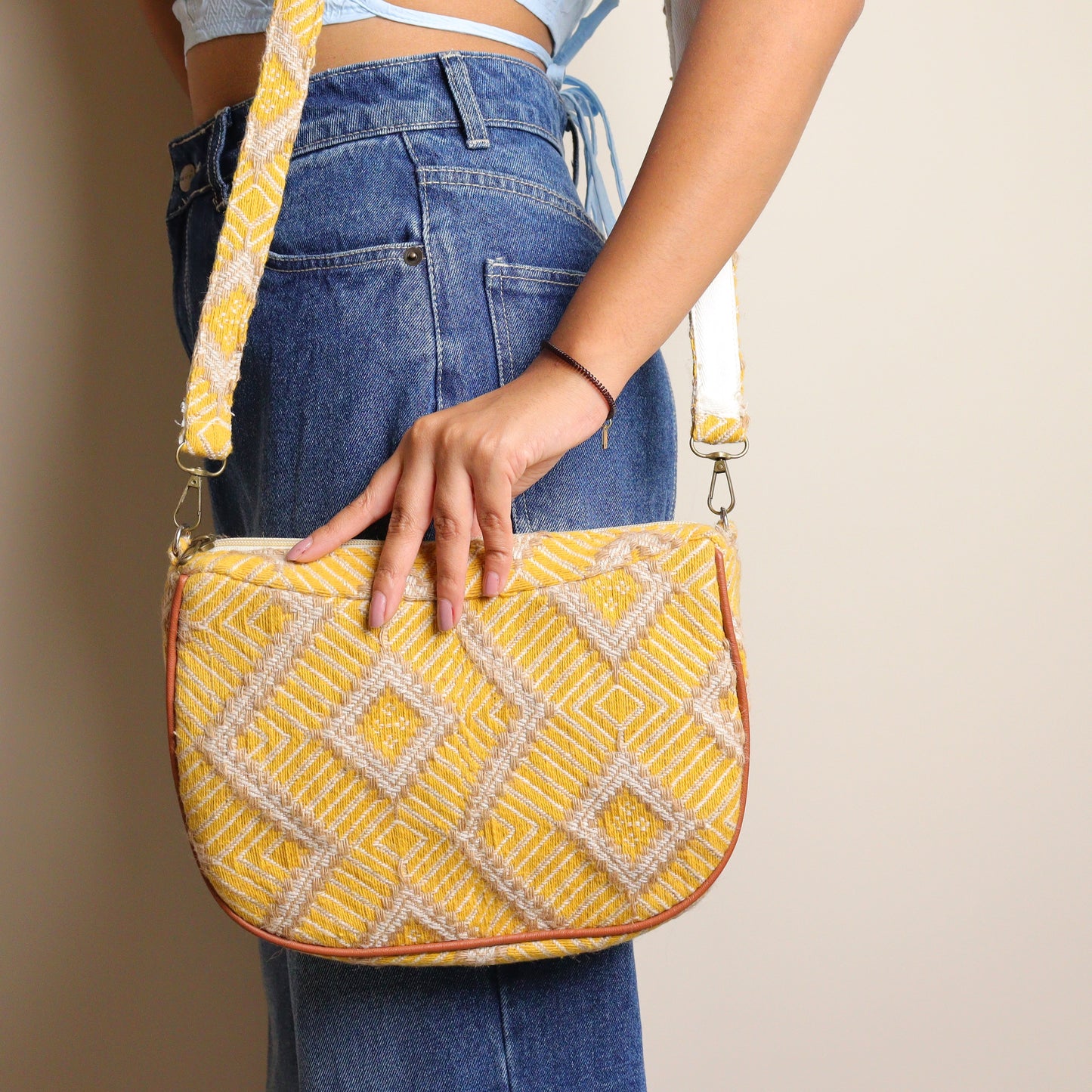 Mirage Mustard Sling Bag