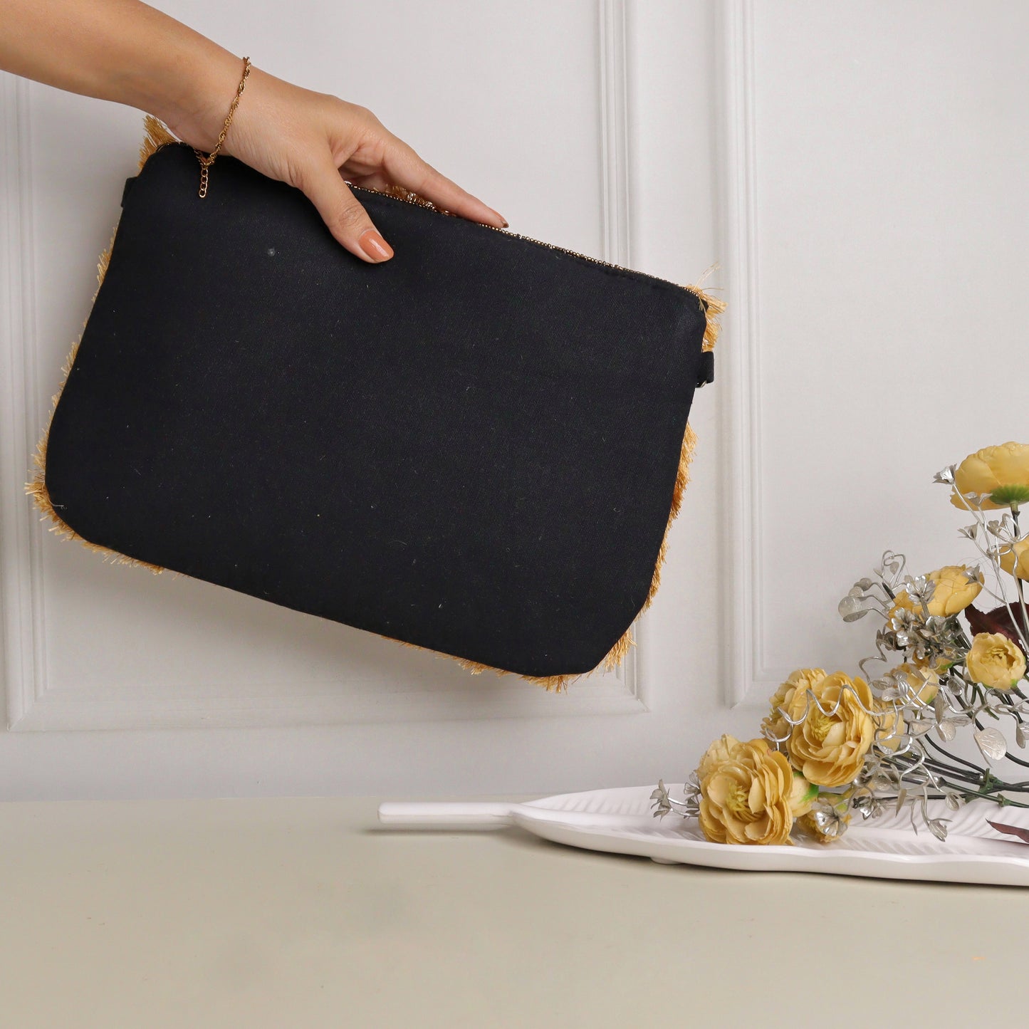 Snow Gold Sling Bag