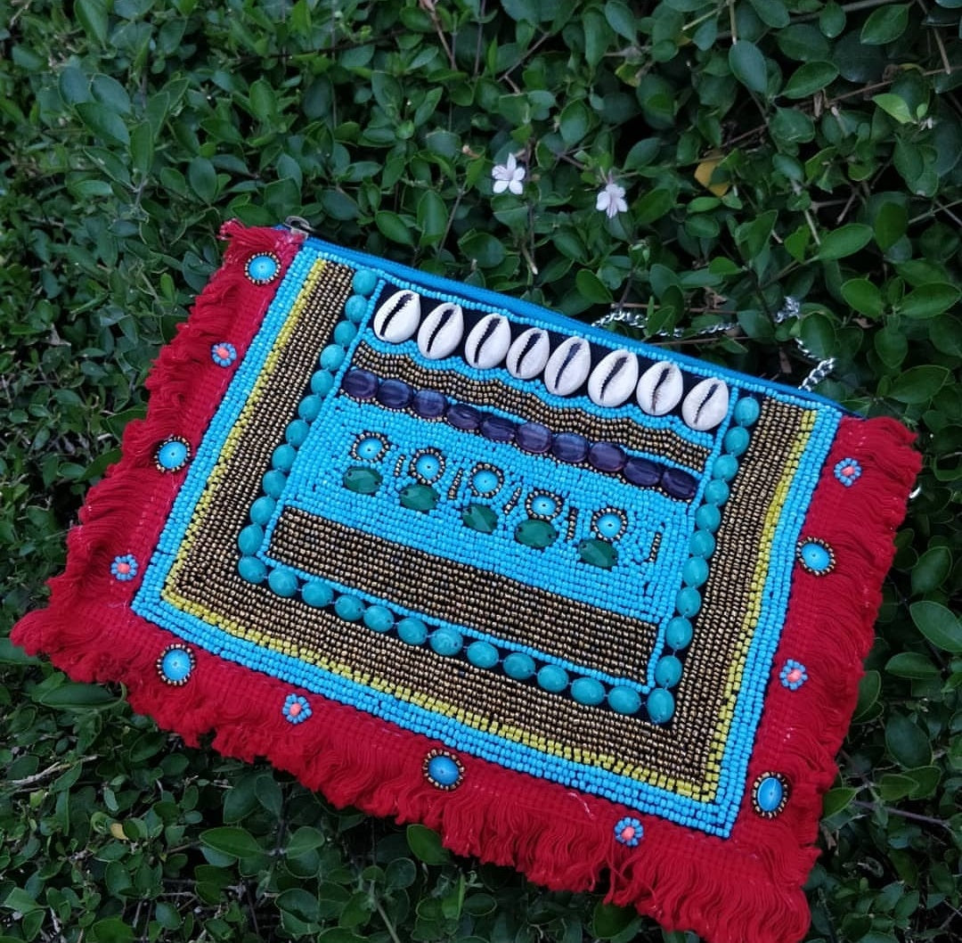 Seville Red Clutch Boho Bag