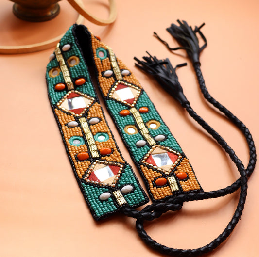 Bohemian Mirrored Waist Belt
