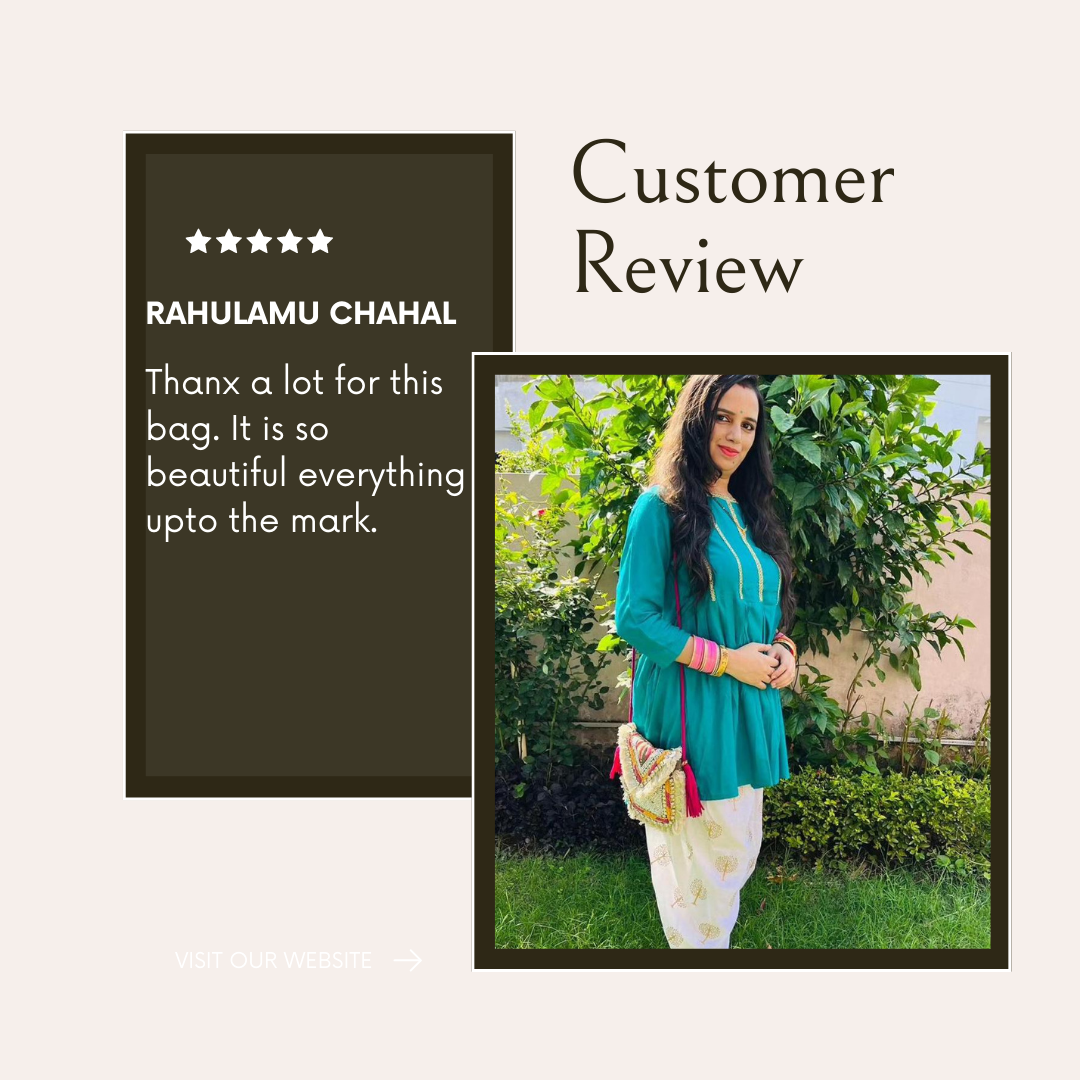 Sandra CoinWork HandMade Sling Bag