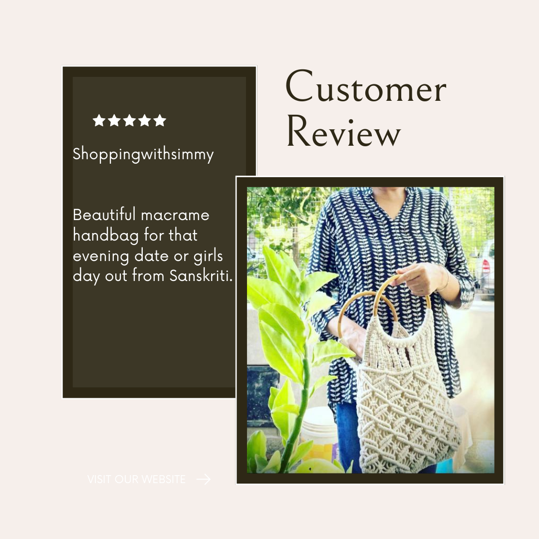 Macrame Tote3 - Medium