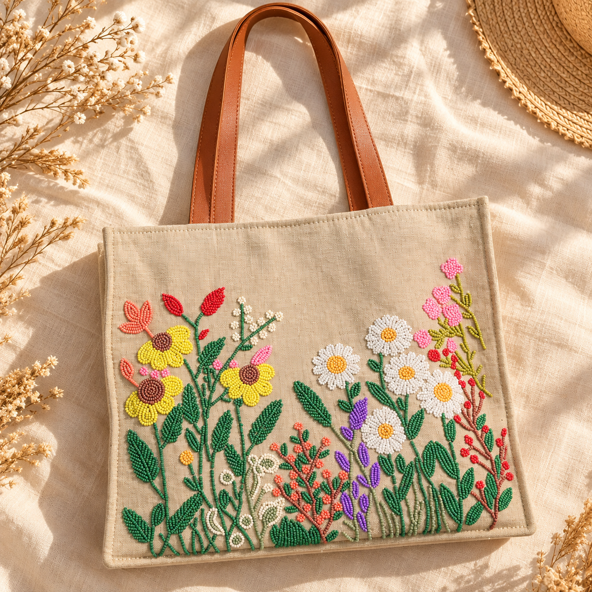 Poppy Paradise | Handmade Cotton Bag