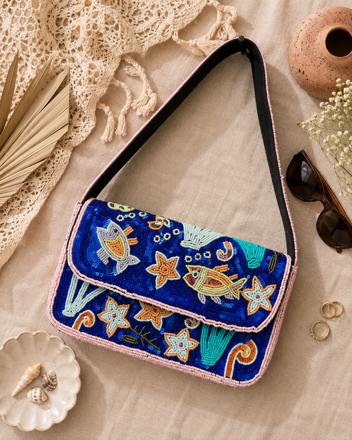 Nerissa Beaded Bag