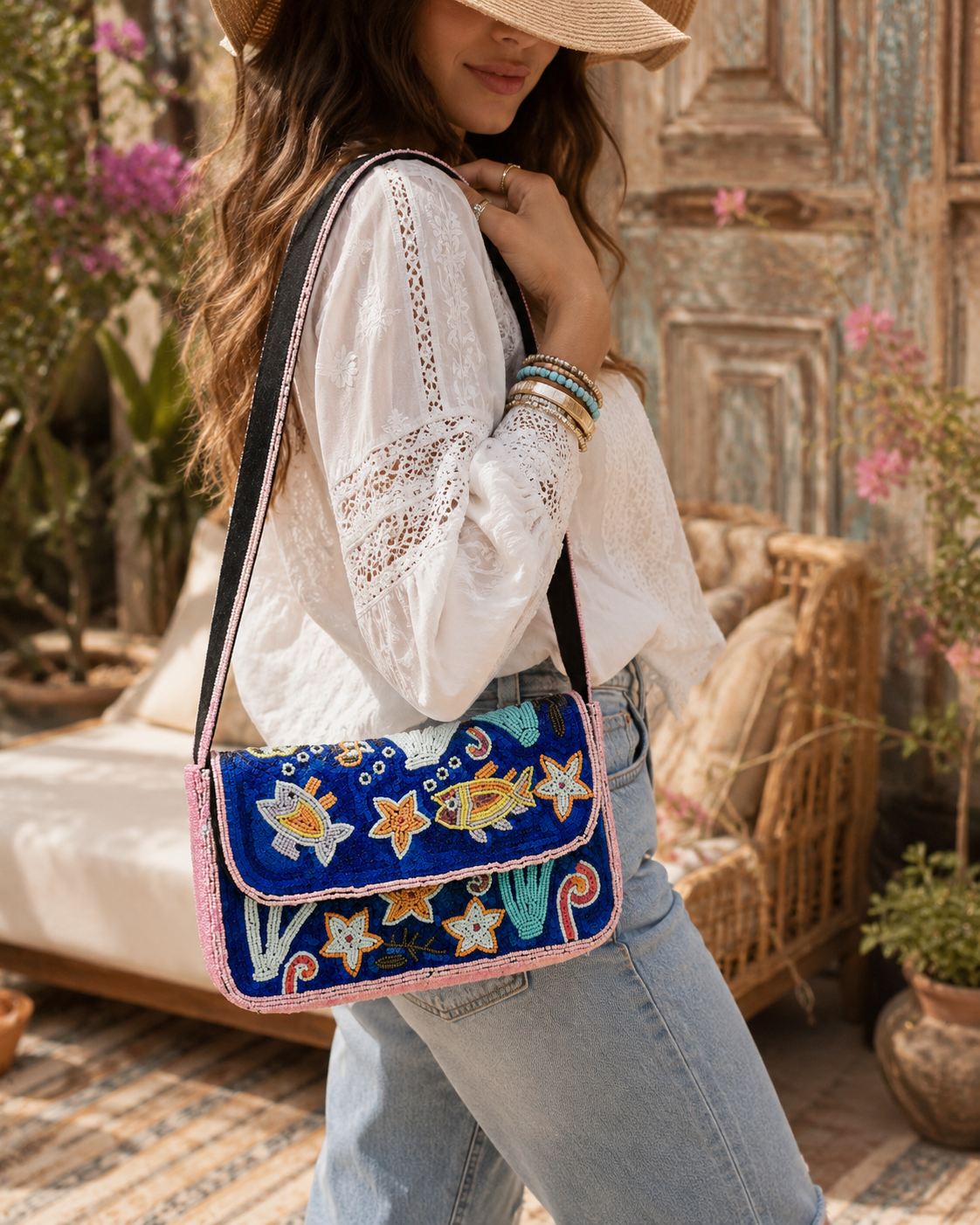 Nerissa Beaded Bag