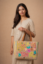 Maison Embroidered Tote Bag