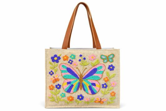 Butterfly Shoppers Tote Bag
