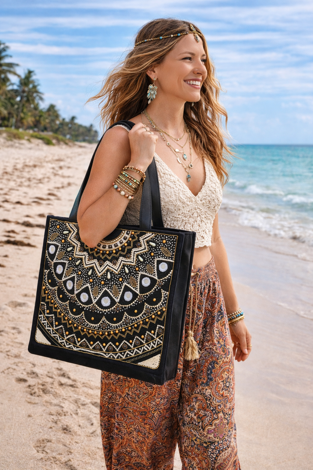 Midnight Tote Shoppers Bag