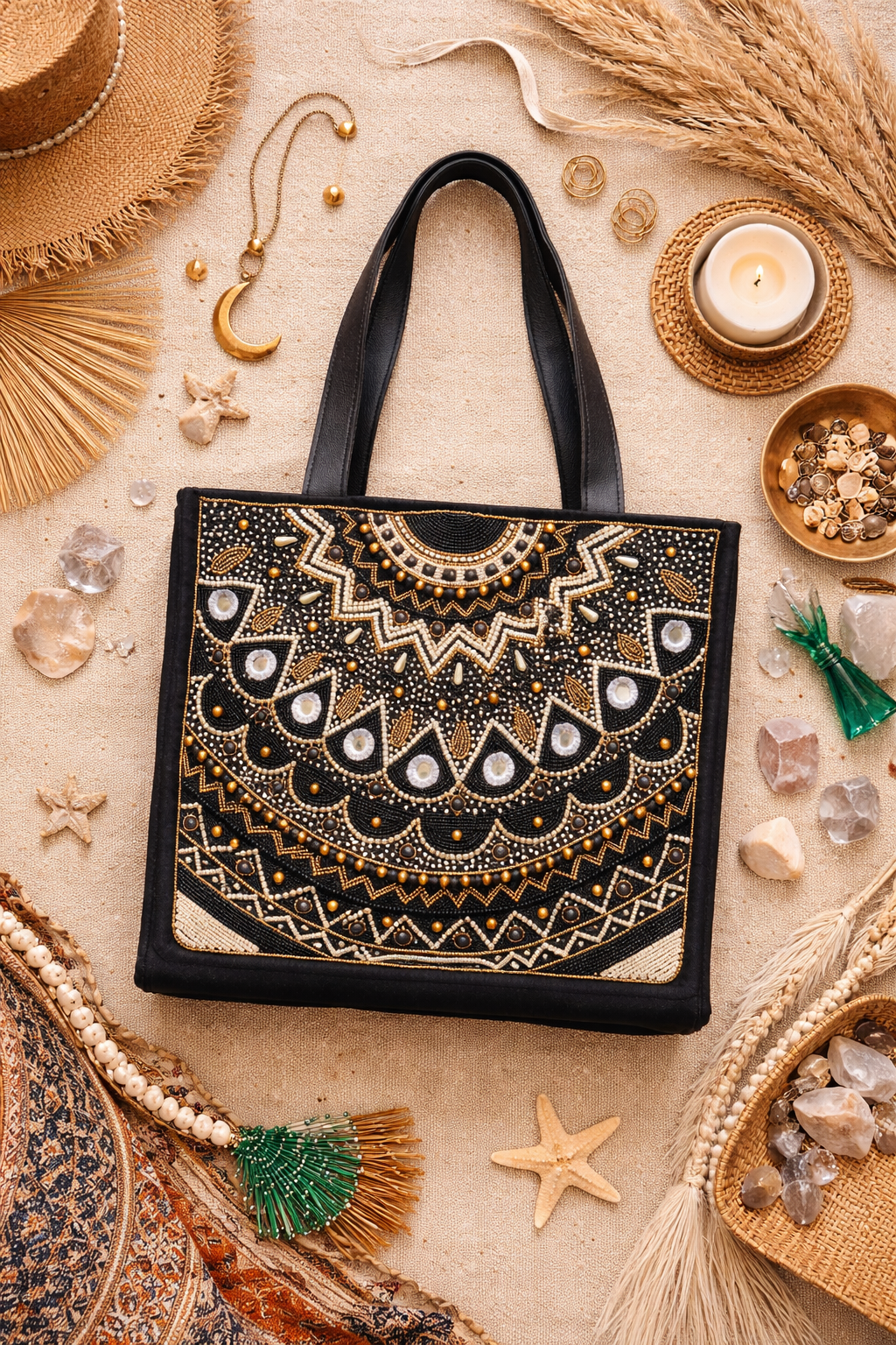 Midnight Tote Shoppers Bag