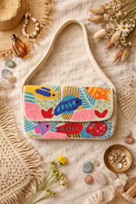 Reef Story Beaded Bag