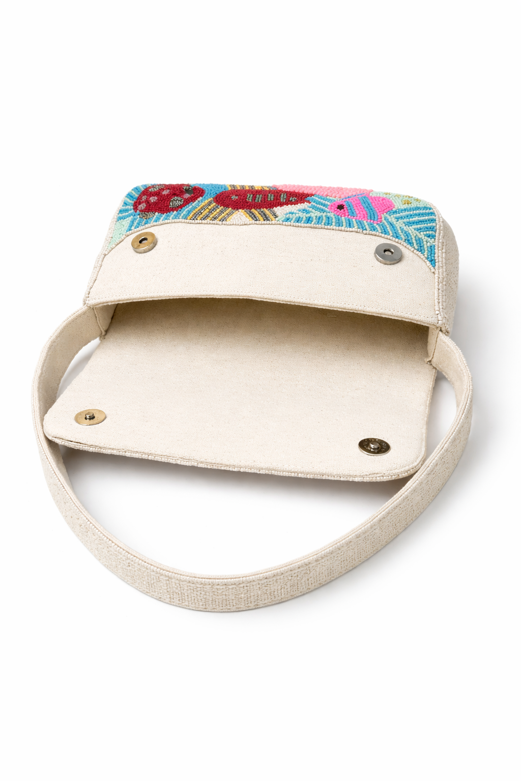 Reef Story Beaded Bag