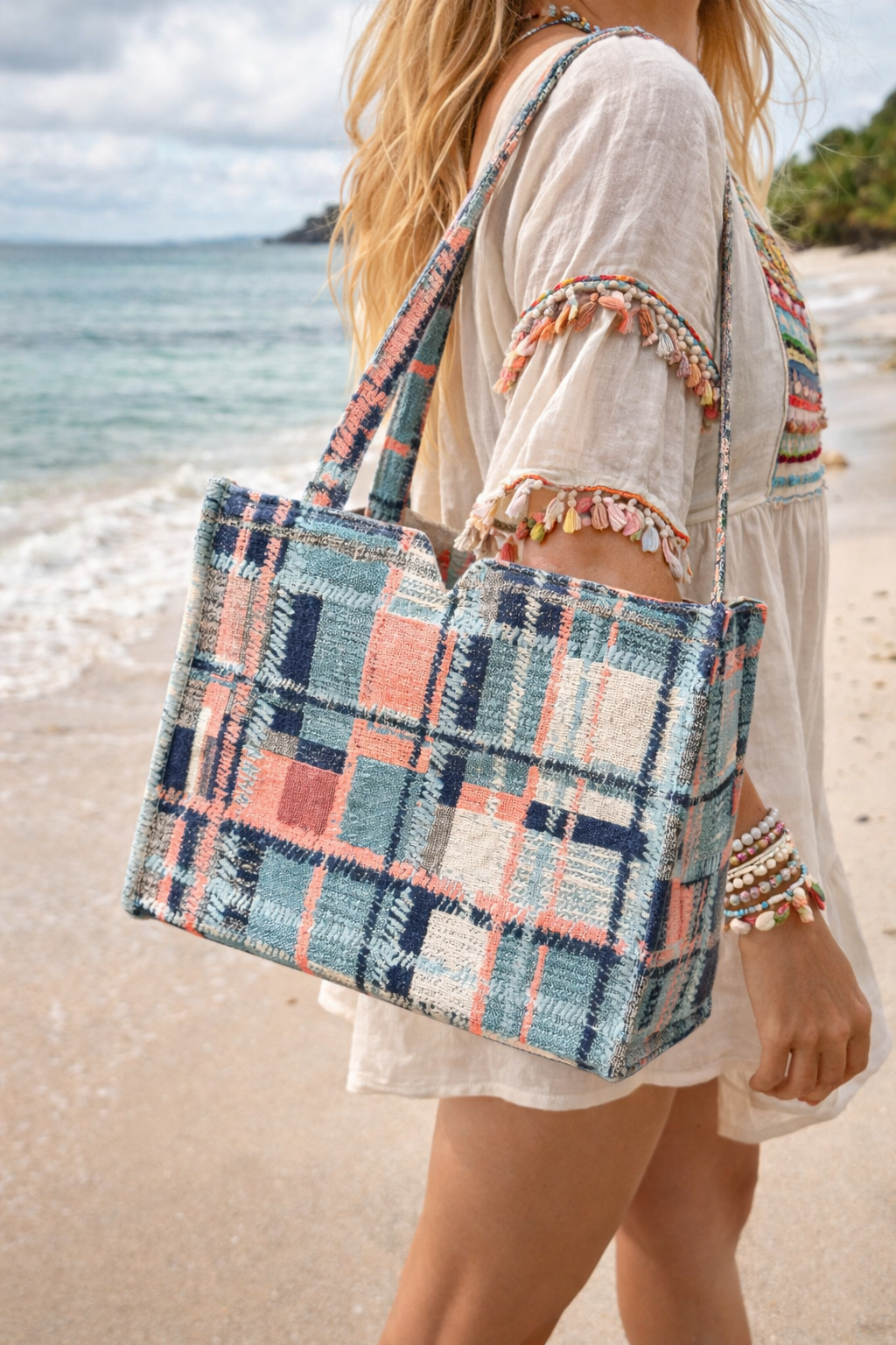 Indigo Nomad Box Bag