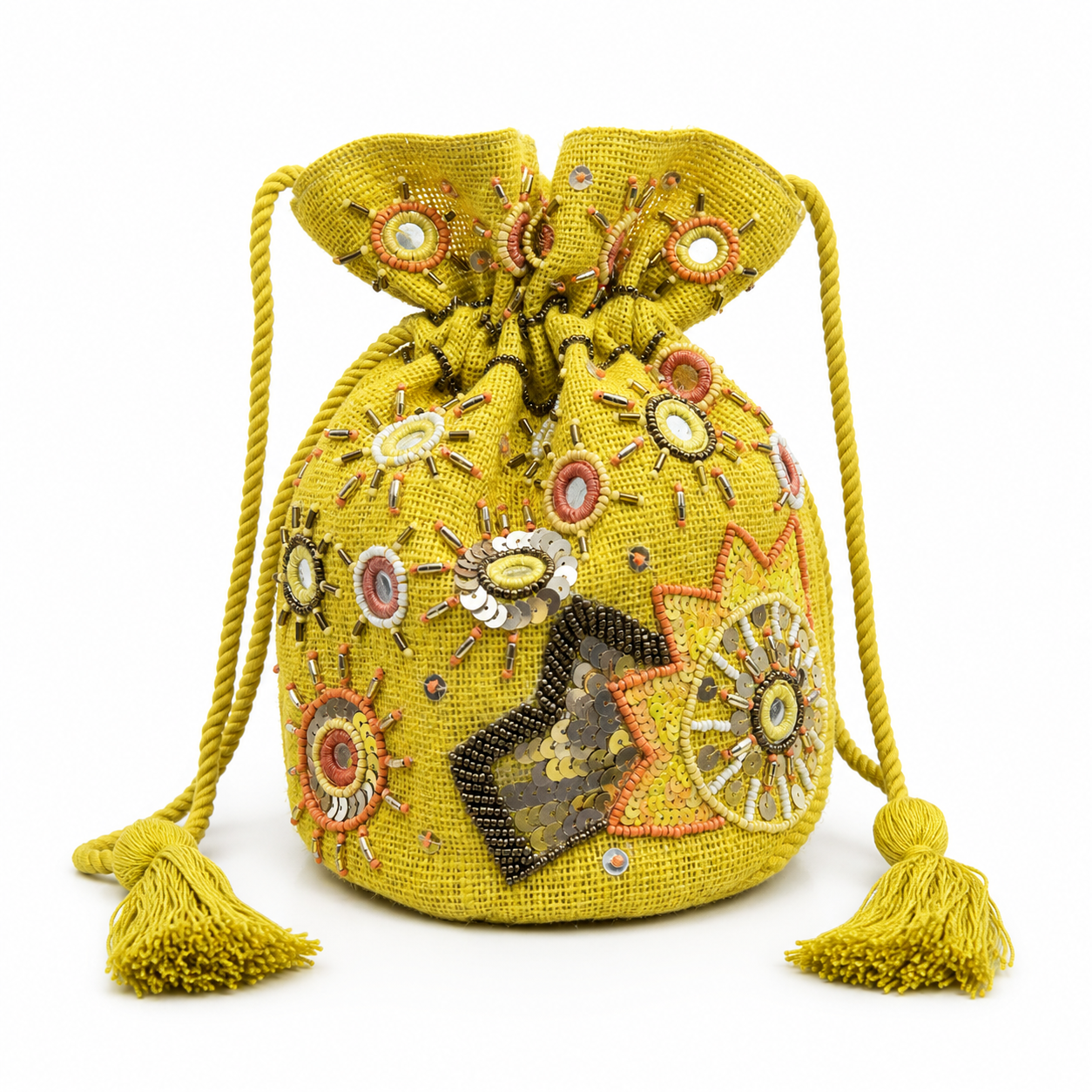 Sunshine Jute Potli