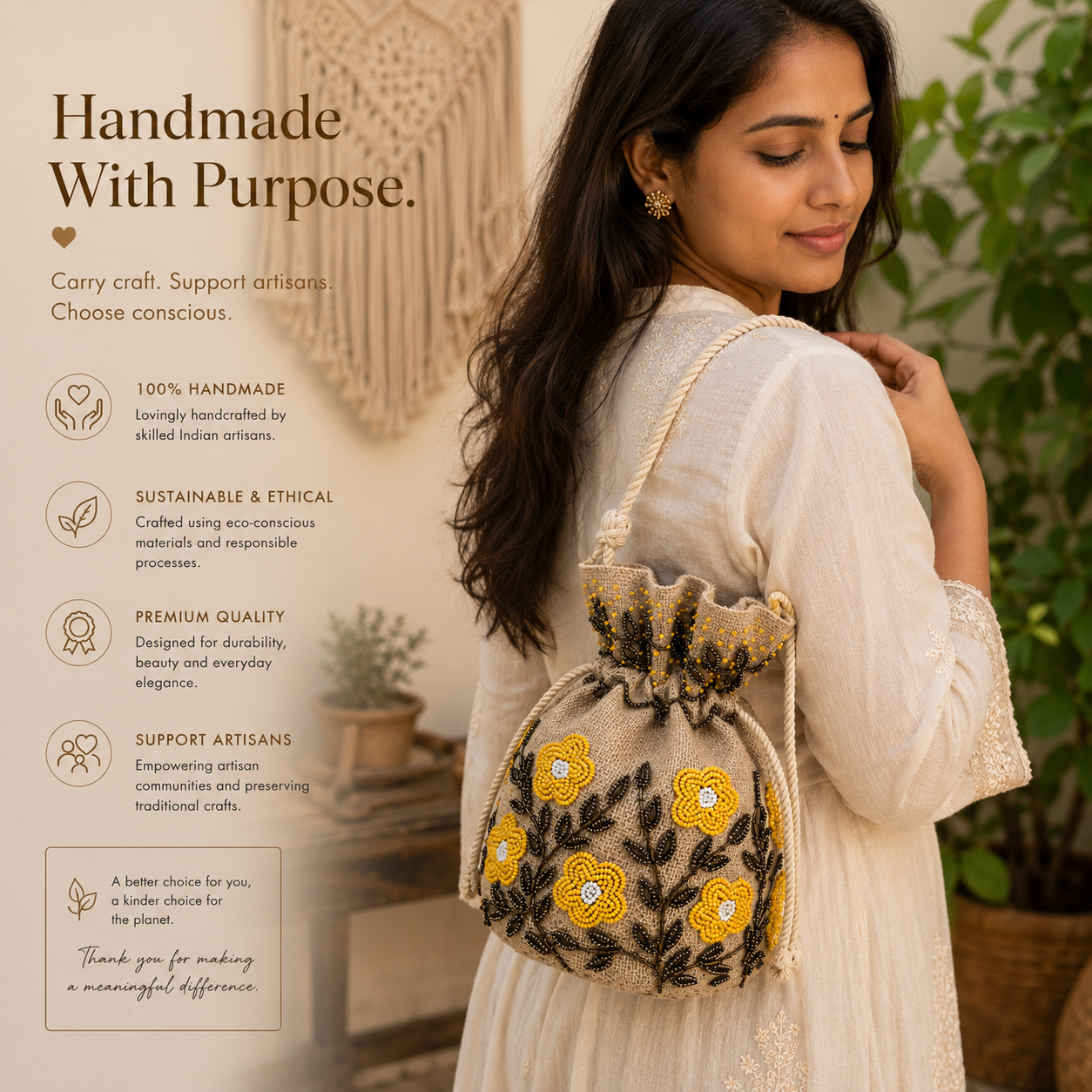 Basant Bloom Bag