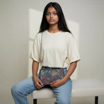 Purple Flowered Sling