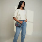 Purple Flowered Sling