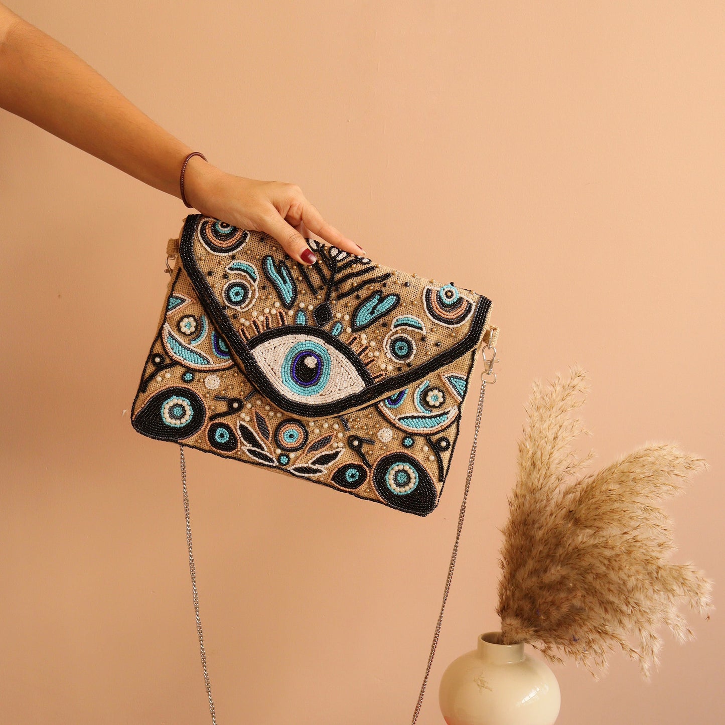 Jute Evil Eye Sling