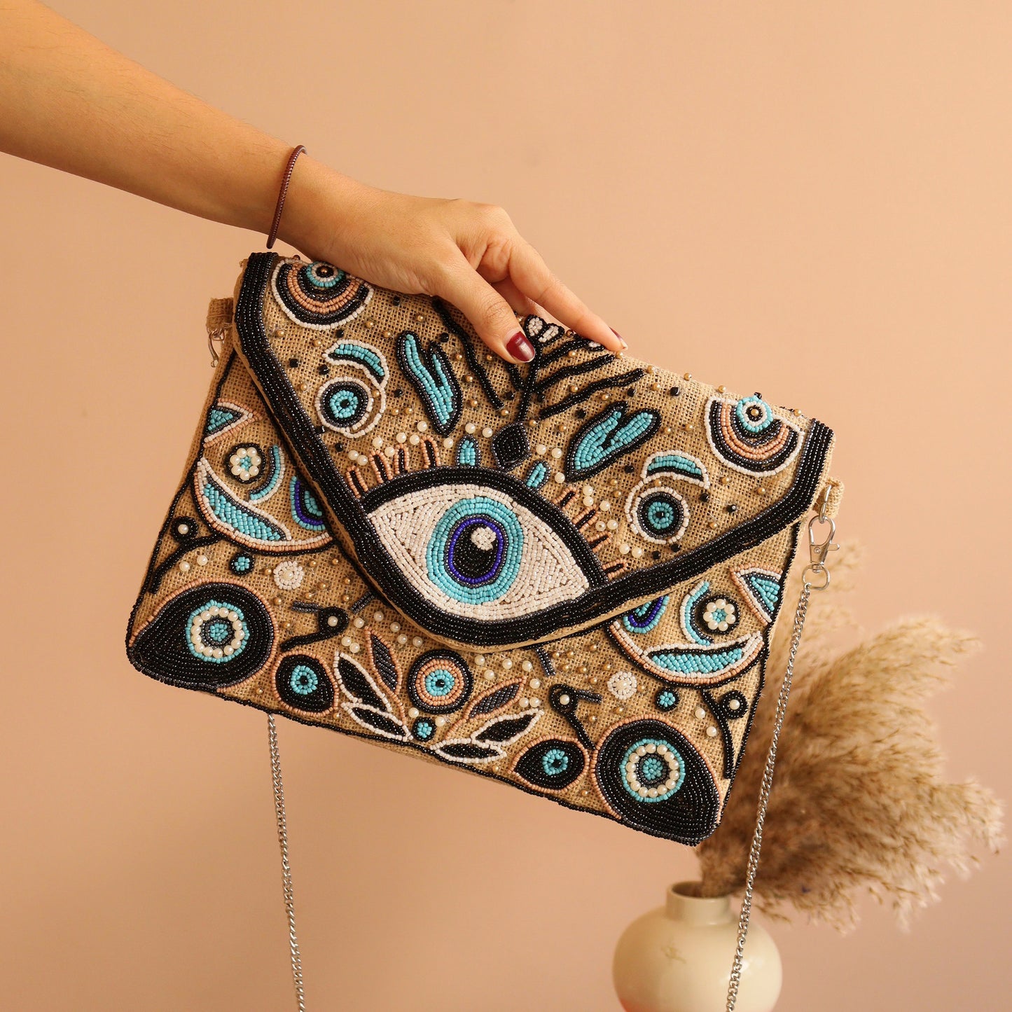 Jute Evil Eye Sling
