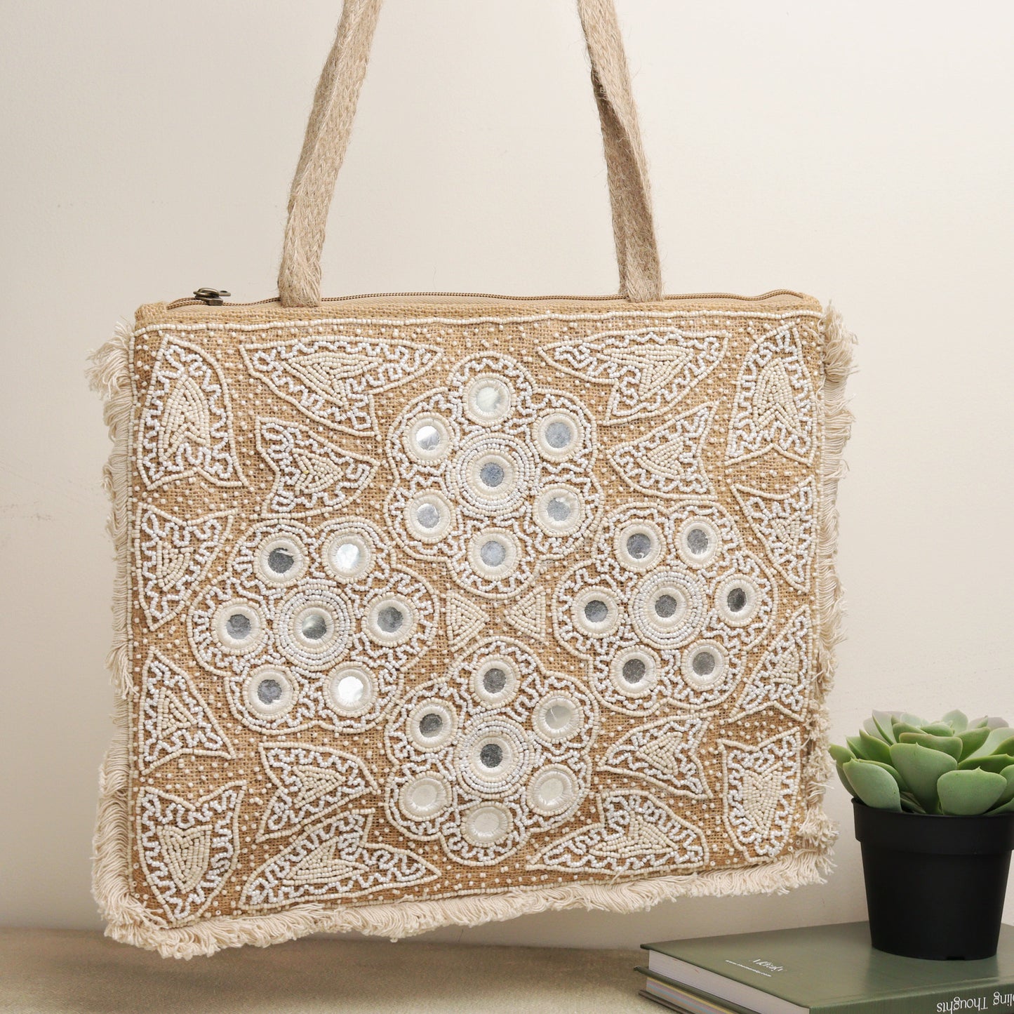 Kasheeda Jute Tote Bag