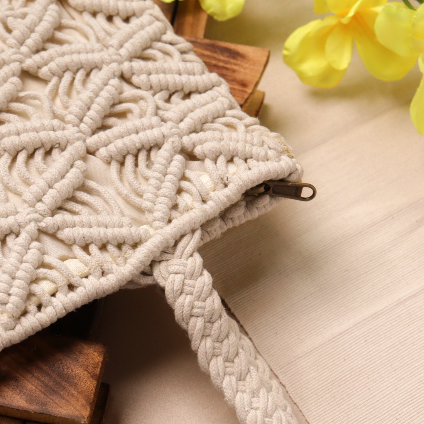 Macrame Beach Tote